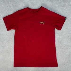 DISNEY+VANS Classic fit Mickey Mouse red short sleeve t-shirt size M(5)